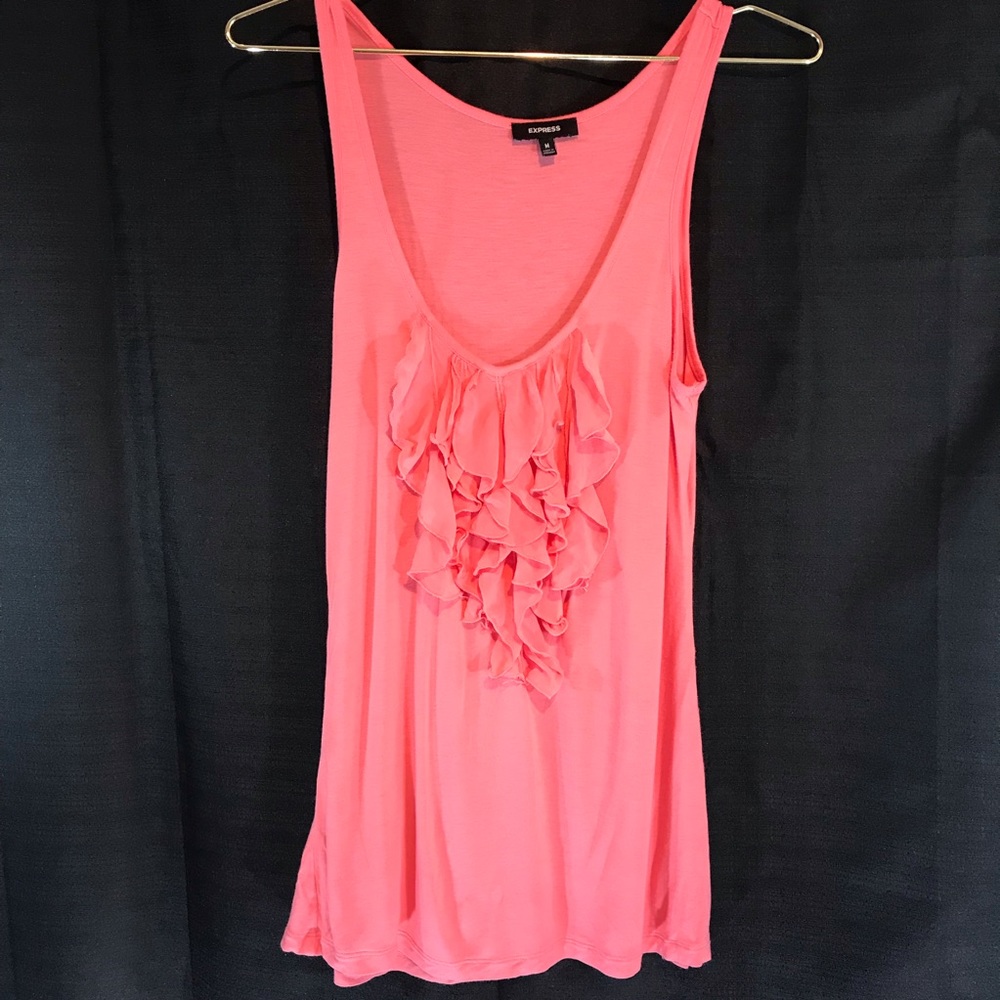 Medium Express coral Tank EUC